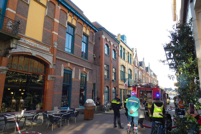 Binnenbrand in woning