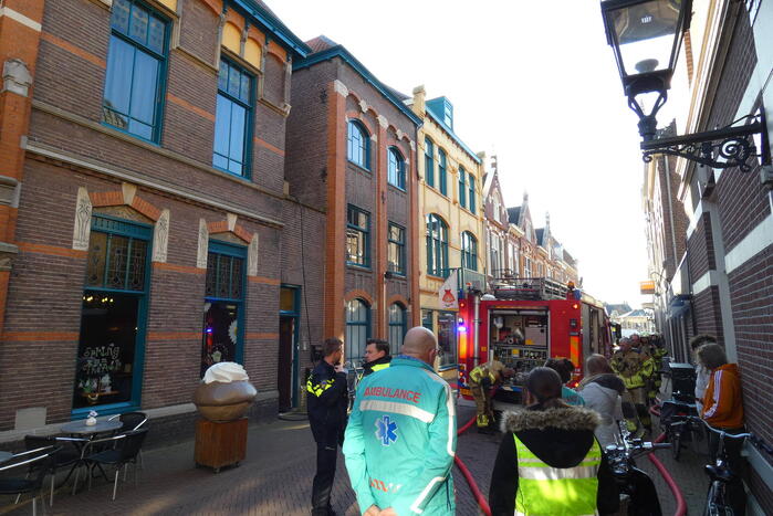 Binnenbrand in woning