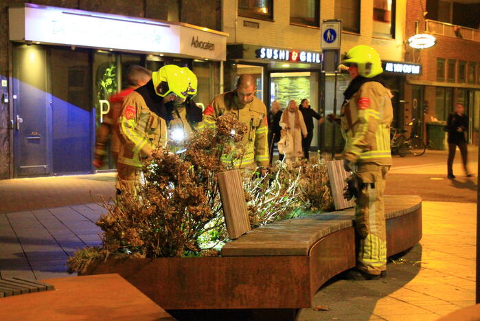 Rookontwikkeling bij buitenbrand