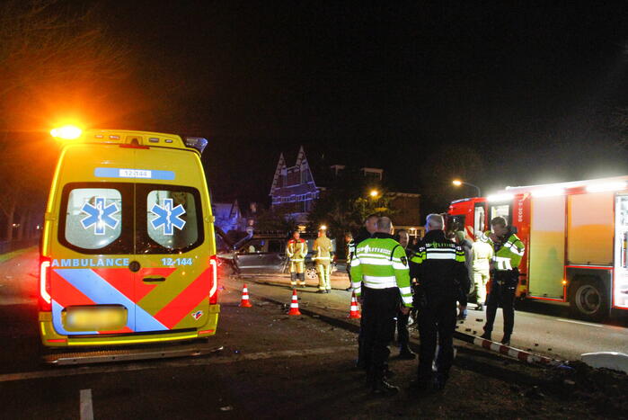 Persoon gewond na zwaar ongeval