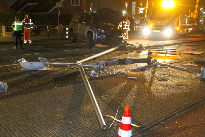 Persoon gewond na zwaar ongeval