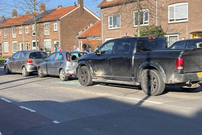 Schade bij kop-staartbotsing