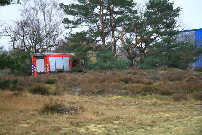 Brand in bosgebied snel geblust