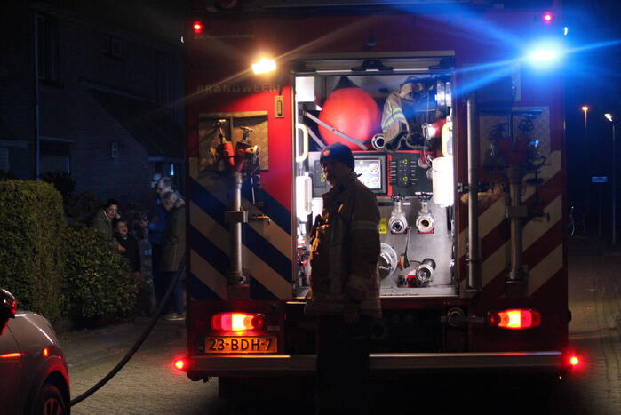 Brand in woning snel onder controle