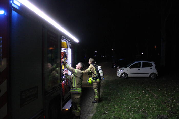 Brand in woning snel onder controle