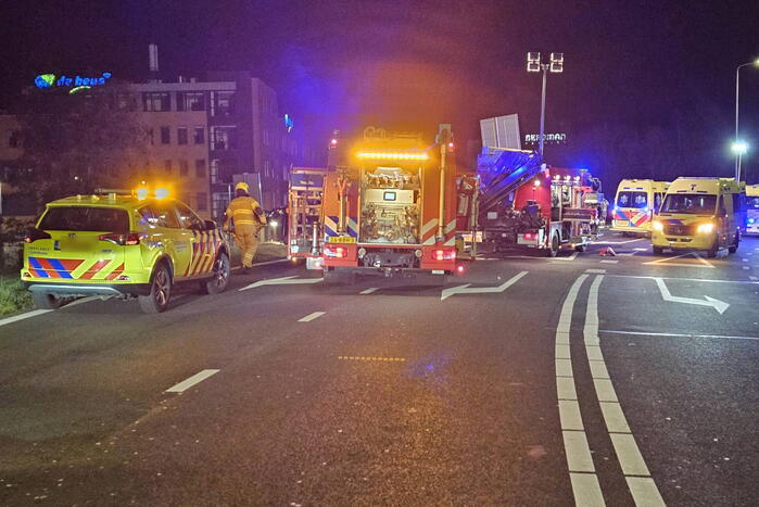 Twee traumahelikopters ingezet voor ernstig ongeval