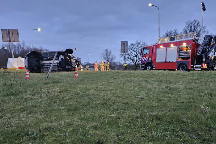 Twee traumahelikopters ingezet voor ernstig ongeval