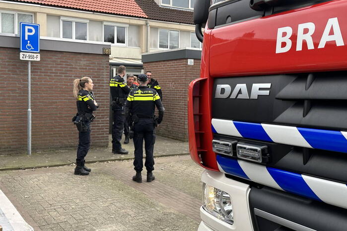 Brand in meterkast van woning