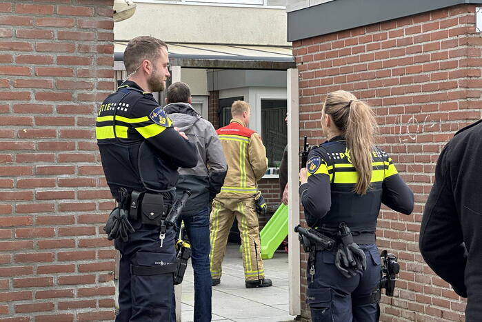 Brand in meterkast van woning