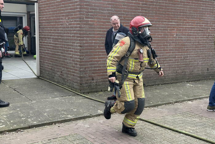 Brand in meterkast van woning