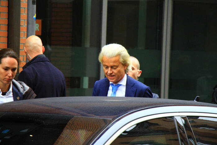 Bezoek Geert Wilders trekt veel bekijks