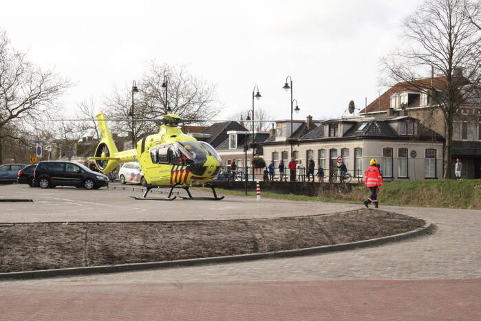 Traumahelikopter ingezet tijdens kerkdienst