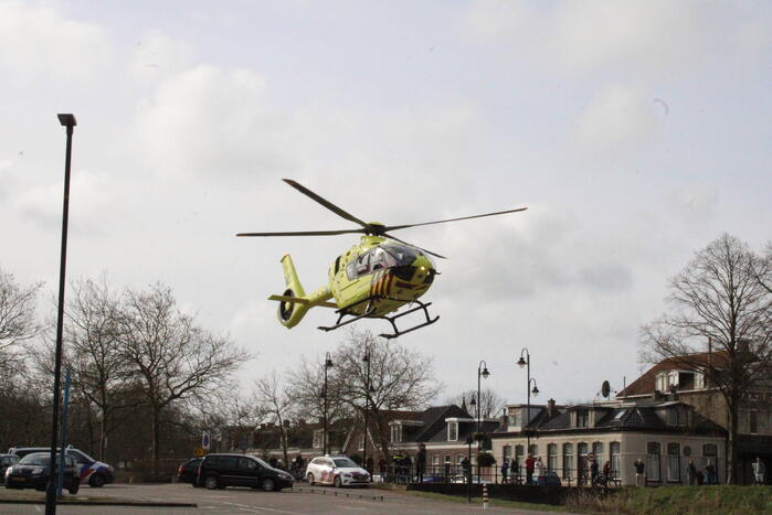 Traumahelikopter ingezet tijdens kerkdienst