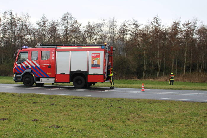 Brand in bosschage door koperverbranding