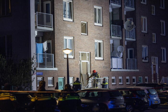 Grote ravage na explosie in flatgebouw