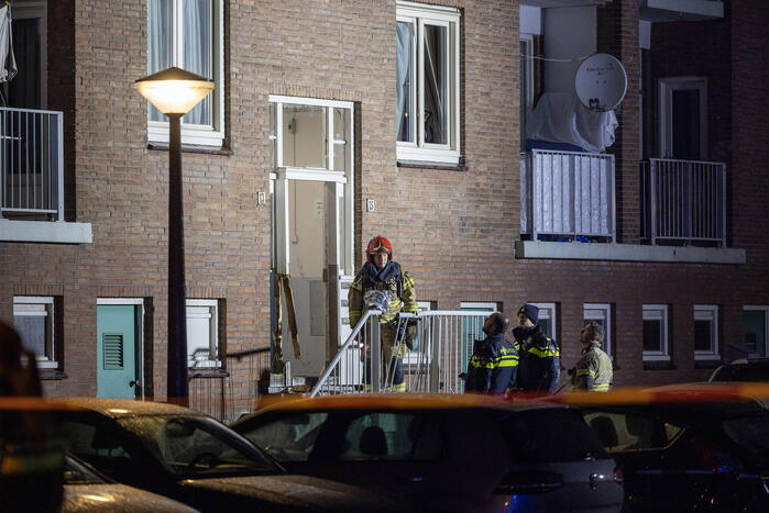 Grote ravage na explosie in flatgebouw