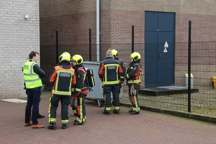 Kantoorpand geventileerd na brand