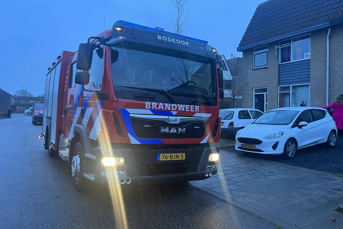 Brandweer ingezet voor vlam in de pan