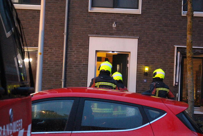 Brandweer ingezet voor gaslekkage bij woning