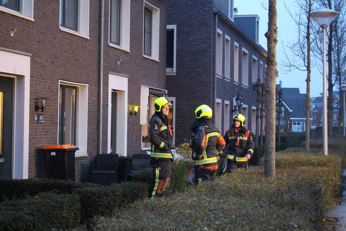 Brandweer ingezet voor gaslekkage bij woning
