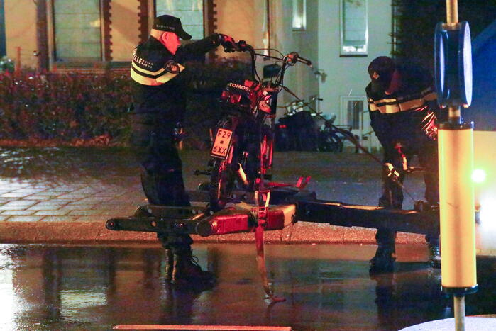 Bromfietser zwaargewond na valpartij