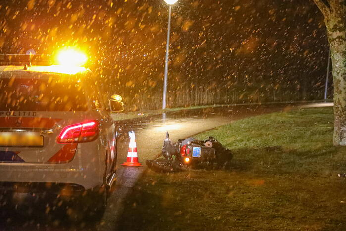 Scooterrijder op de vlucht voor politie