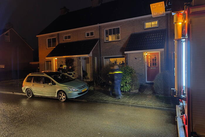 Pelletkachel veroorzaakt rook in woning