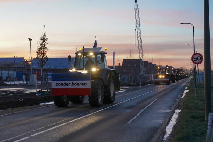 Boeren onderweg voor grote demonstratie