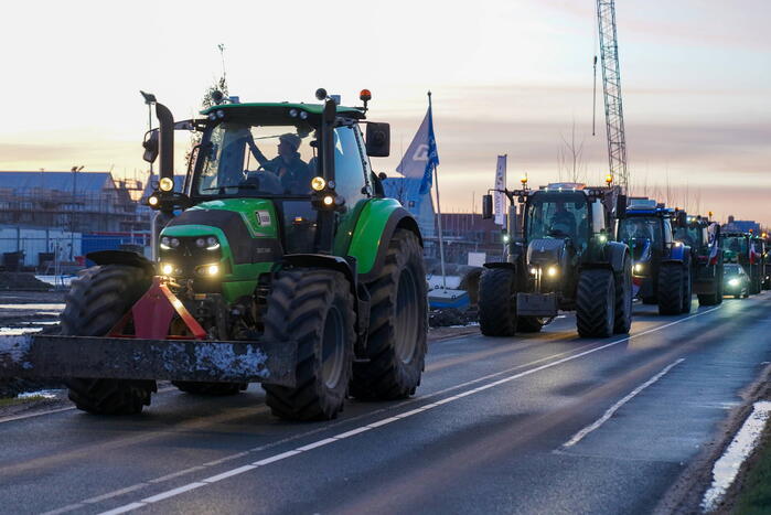 Boeren onderweg voor grote demonstratie