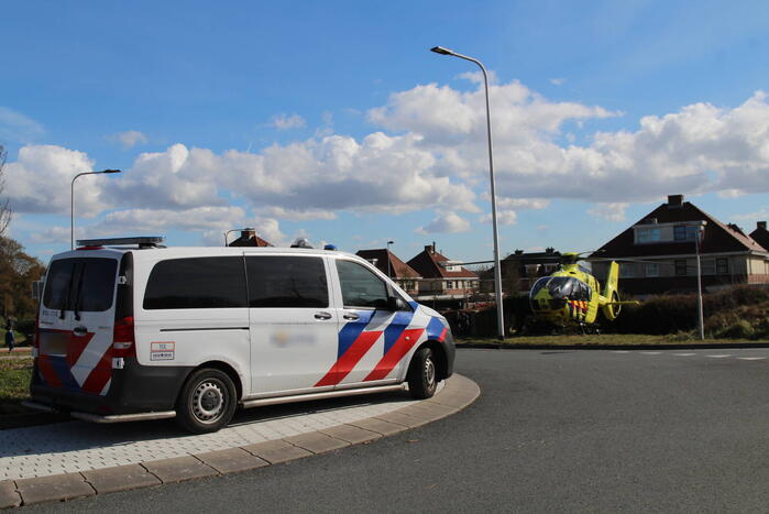 Traumahelikopter ingezet voor incident