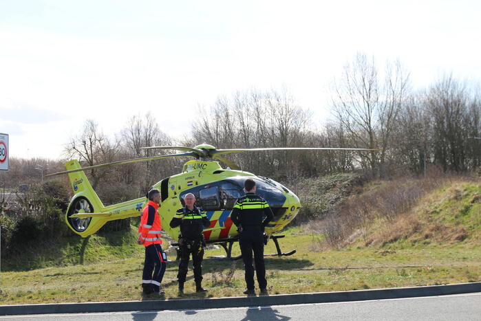 Traumahelikopter ingezet voor incident