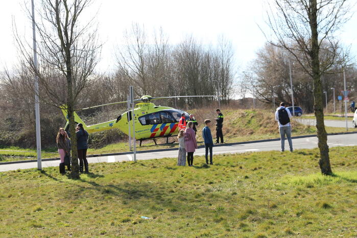 Traumahelikopter ingezet voor incident