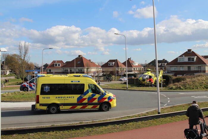Traumahelikopter ingezet voor incident