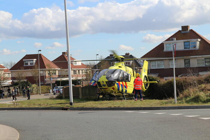 Traumahelikopter ingezet voor incident