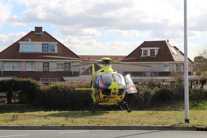 Traumahelikopter ingezet voor incident