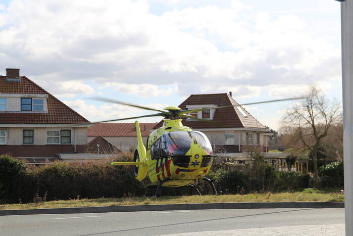 Traumahelikopter ingezet voor incident