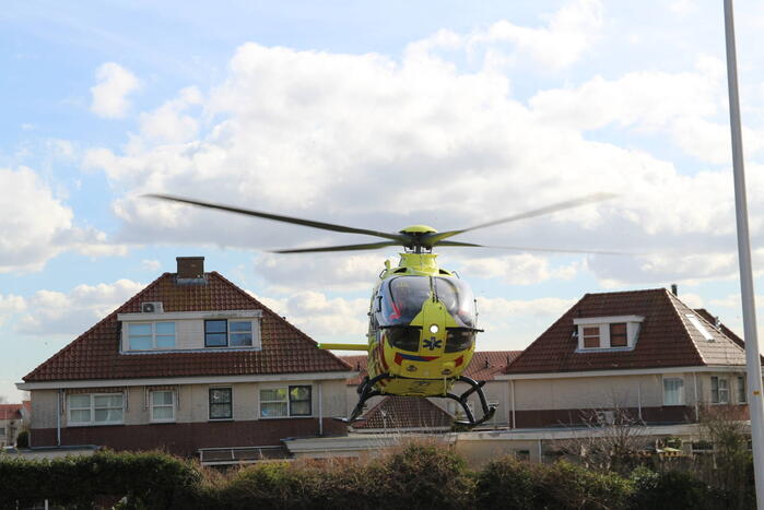 Traumahelikopter ingezet voor incident