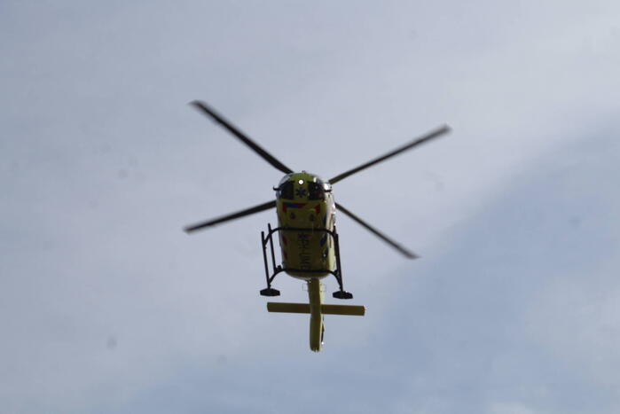 Traumahelikopter ingezet voor incident