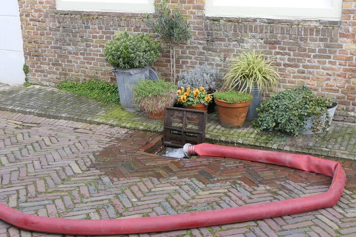 Riool gespoeld vanwege gaslekkage