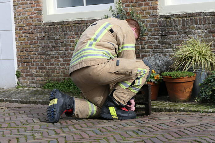 Riool gespoeld vanwege gaslekkage