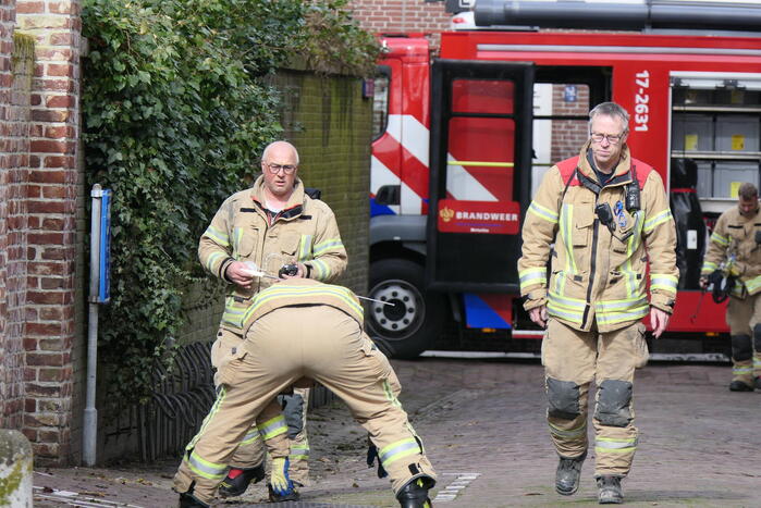 Riool gespoeld vanwege gaslekkage