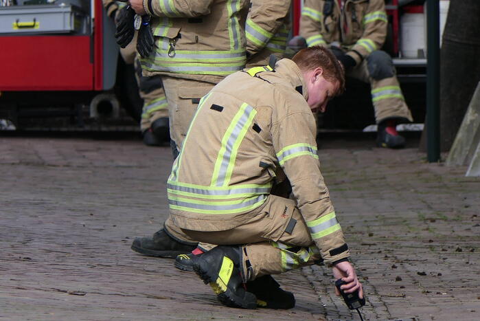 Riool gespoeld vanwege gaslekkage