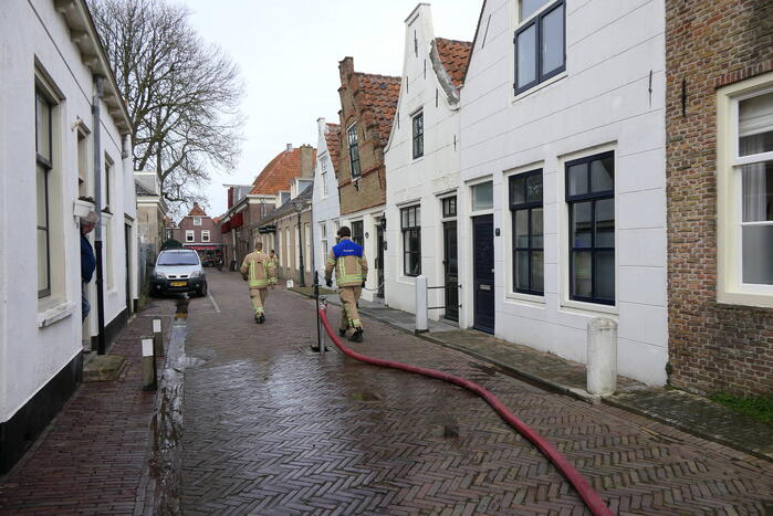 Riool gespoeld vanwege gaslekkage