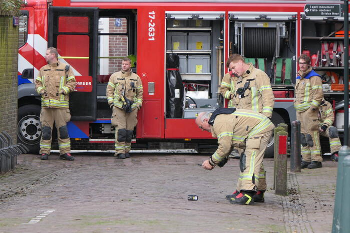 Riool gespoeld vanwege gaslekkage