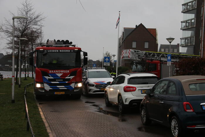 Brand op zolderetage van woning