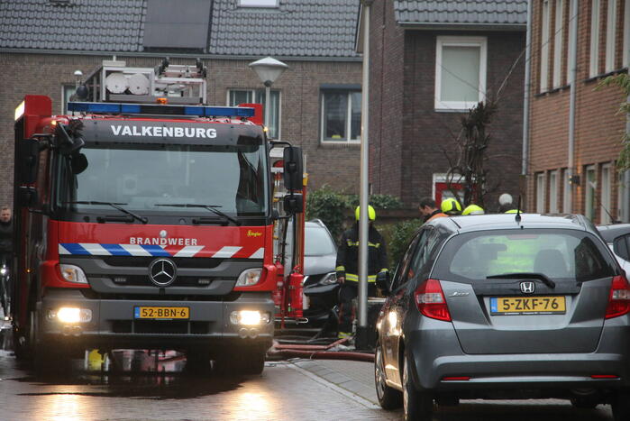 Brand op zolderetage van woning
