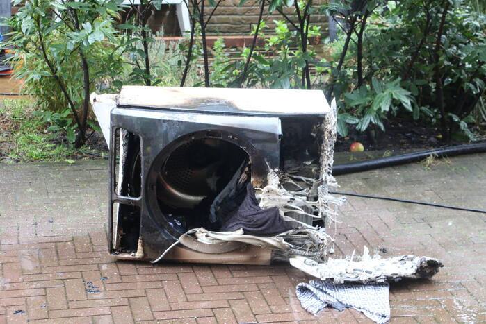 Brand op zolderetage van woning