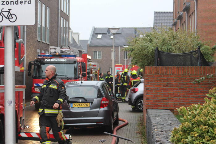 Brand op zolderetage van woning