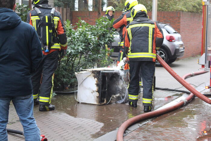 Brand op zolderetage van woning