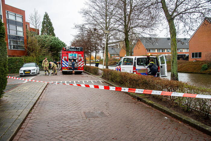 Melding fiets in sloot blijkt tentje
